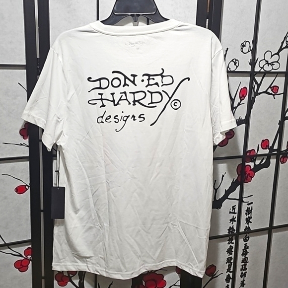 Ed Hardy Skull Graphic Tee Shirt Size Medium‎ New - Picture 7 of 7